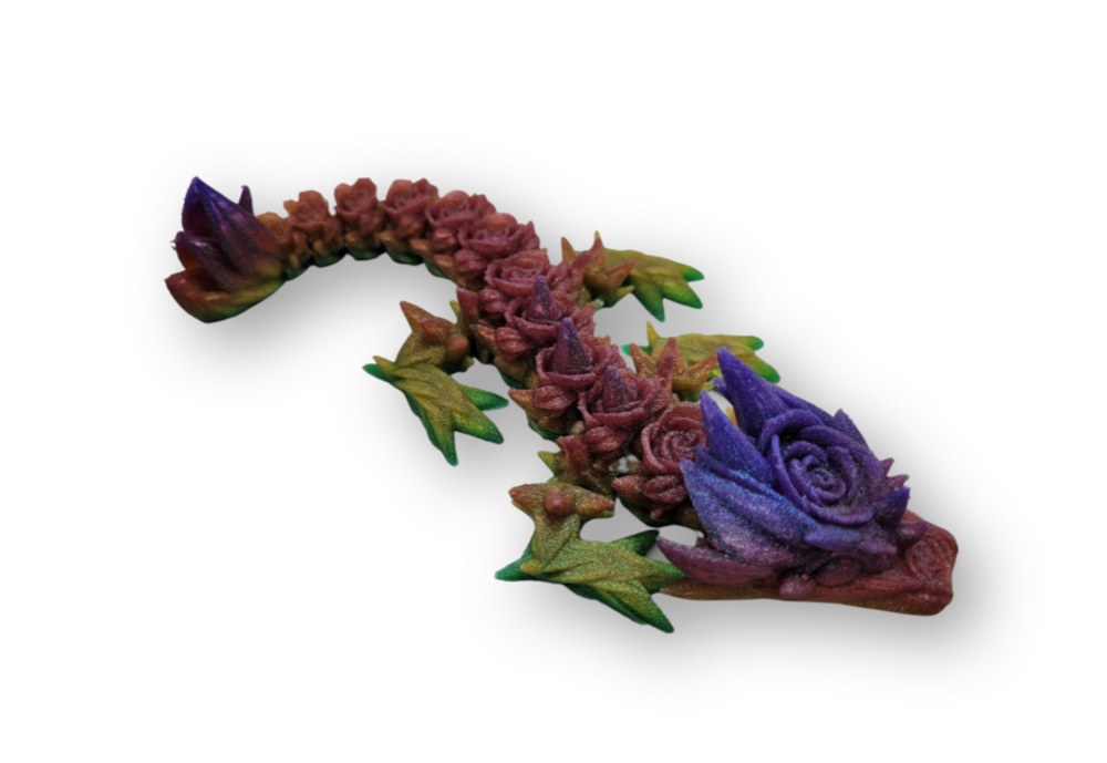  Baby Dragons , Articulated Baby Crystal Dragon, Rose